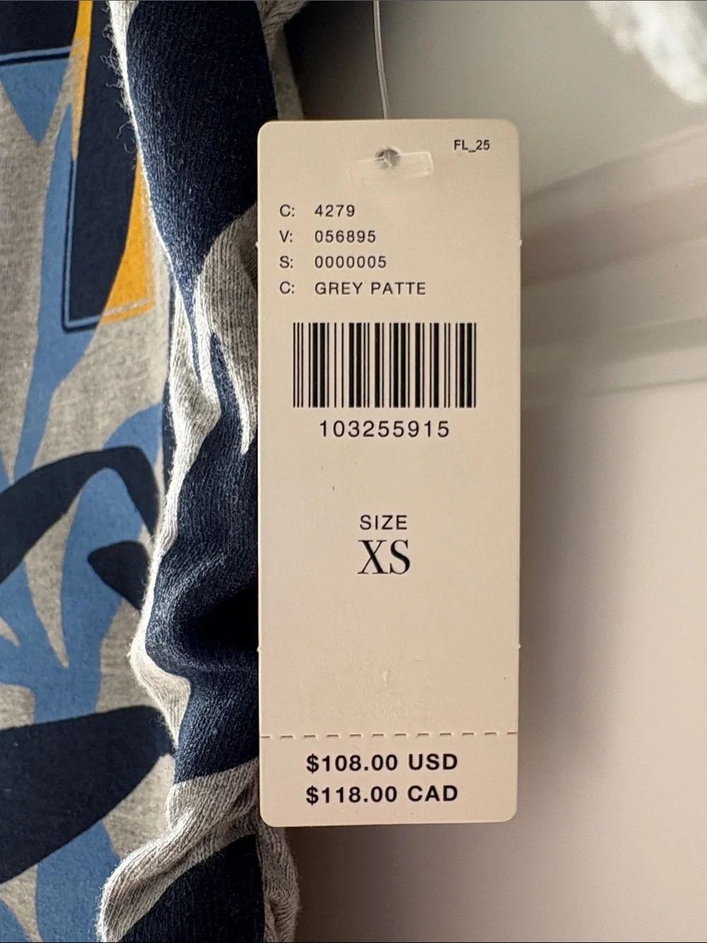 NWT Anthropologie Daily Practice Short-Sleeve Grey Mini T-Shirt Dress Size XS